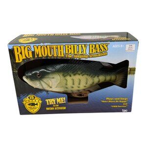 Gemmy Big Mouth Billy Bass Singing Fish "Don't Worry" and "I Will Survive"